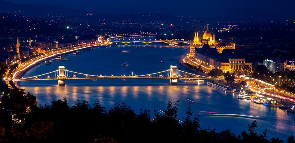 Vista panorámica de la ciudad de Budapest