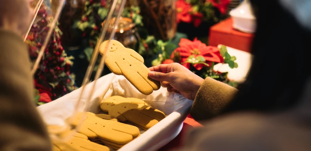 Gastronomía en mercadillos navideños